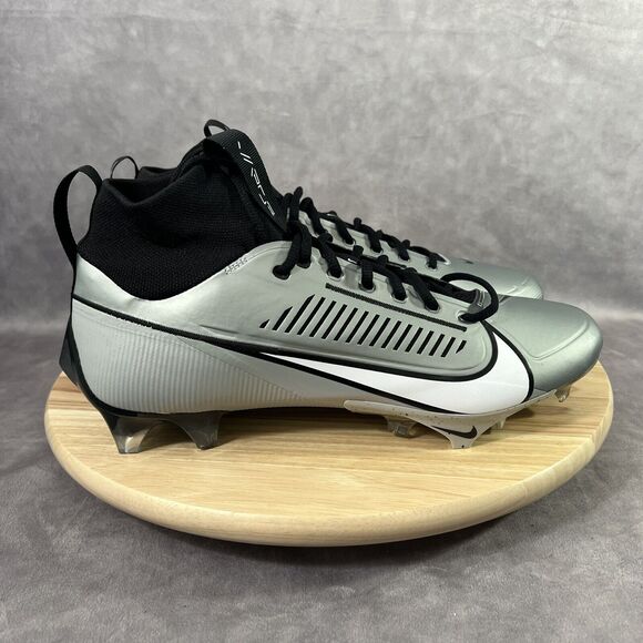 Nike Vapor Edge Pro 360 2 Mens Size 12 Smoke Grey Black Football Cleat Shoes - Picture 1 of 8